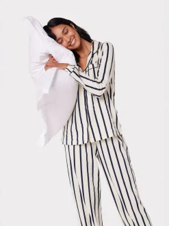 Wit/blauw - Chelsea Peers Long Pyjamas Sets