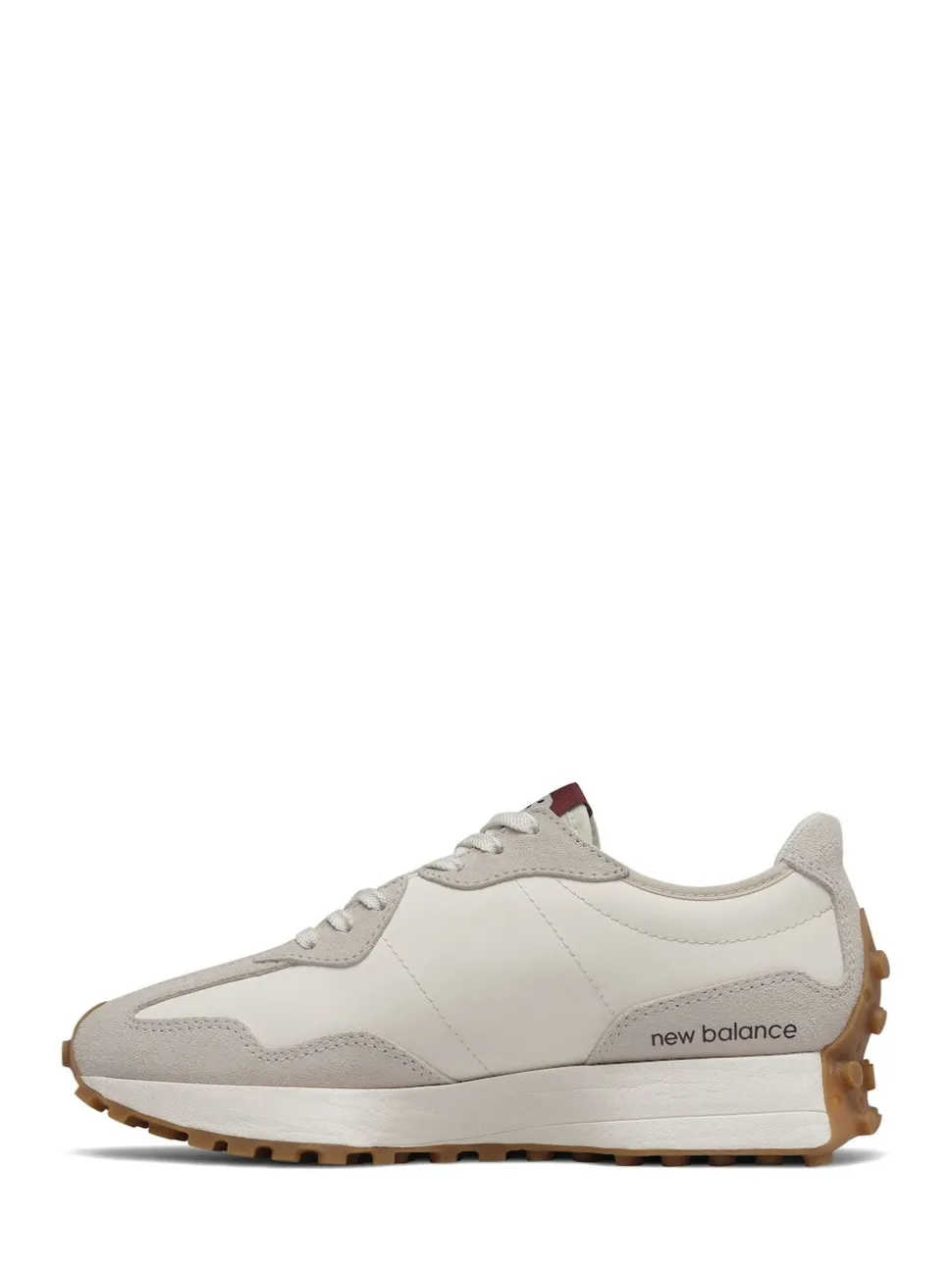 Wit/bordeauxrood - New Balance 327 - Sneakers