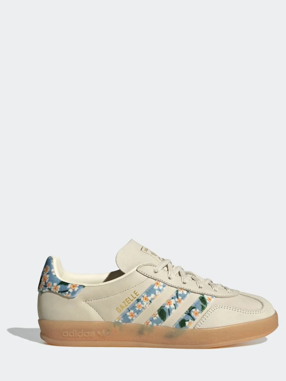 Wit/goud - adidas Originals - Gazelle sneakers voor binnen