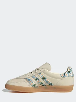 Wit/goud - adidas Originals - Gazelle sneakers voor binnen