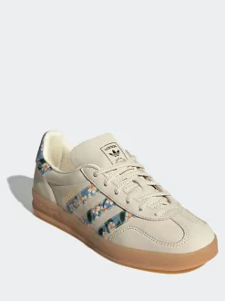 Wit/goud - adidas Originals - Gazelle sneakers voor binnen