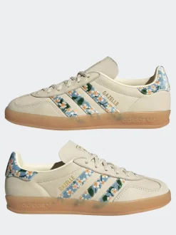 Wit/goud - adidas Originals - Gazelle sneakers voor binnen