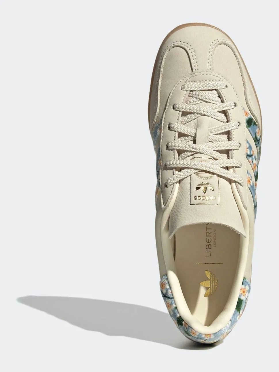 Wit/goud - adidas Originals - Gazelle sneakers voor binnen