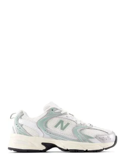 Wit/groen - New Balance 530 damessneakers