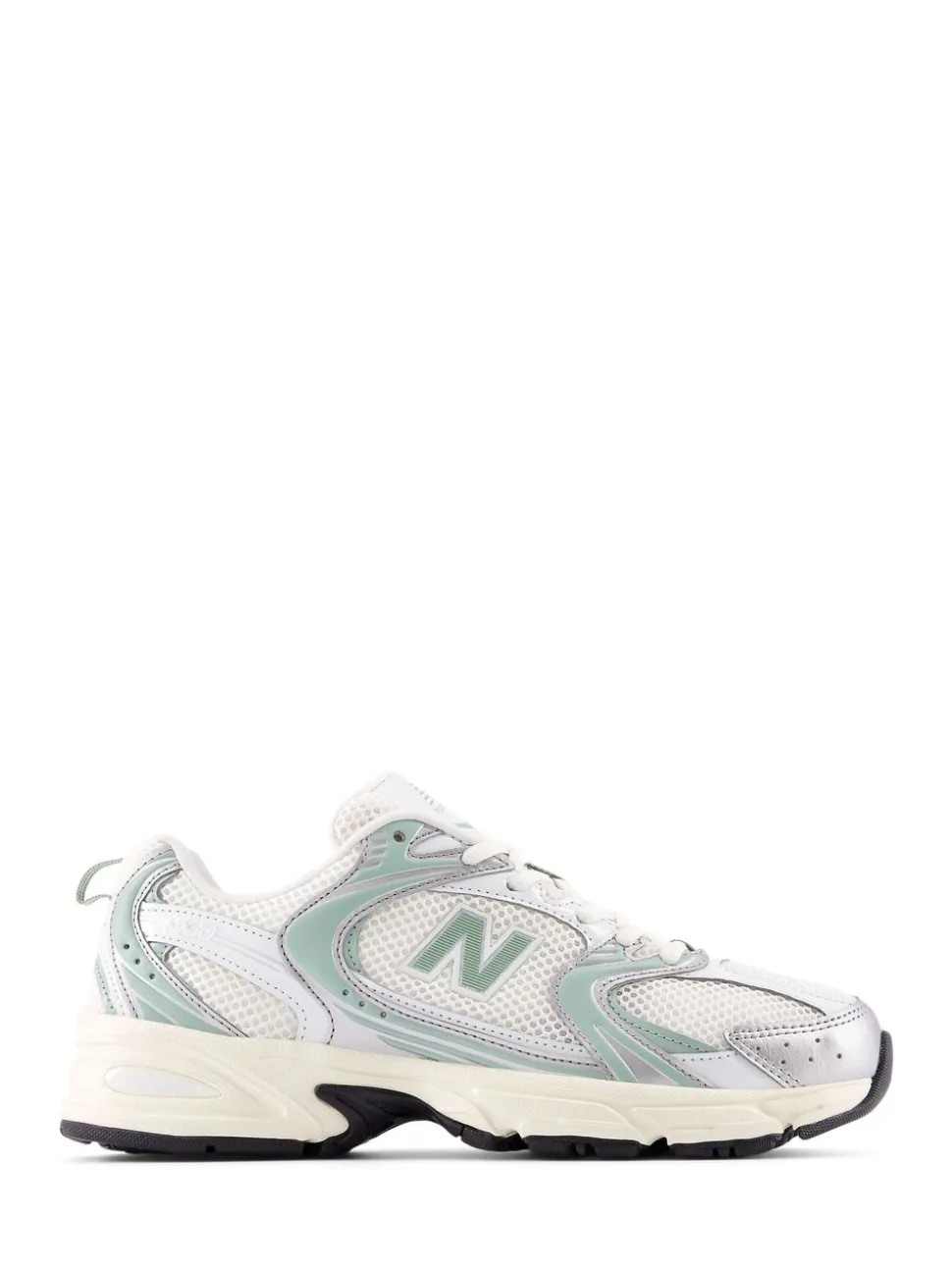Wit/groen - New Balance 530 damessneakers
