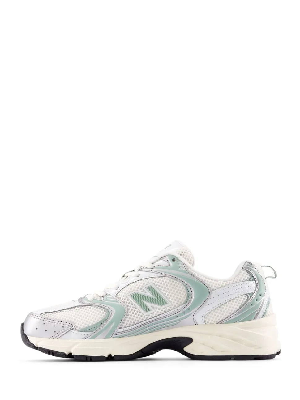 Wit/groen - New Balance 530 damessneakers
