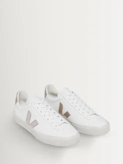 Wit/metallic - Veja Campo sportschoenen