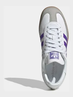 Wit/paars - adidas Originals - Samba OG sneakers