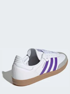 Wit/paars - adidas Originals - Samba OG sneakers