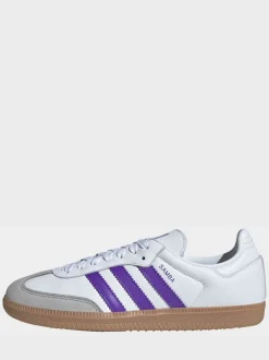 Wit/paars - adidas Originals - Samba OG sneakers