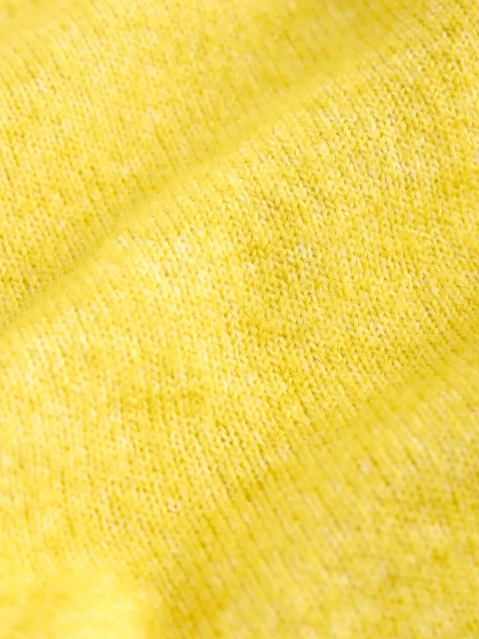 Yellow Pickles Embroidery - Gebreid vest met ronde hals