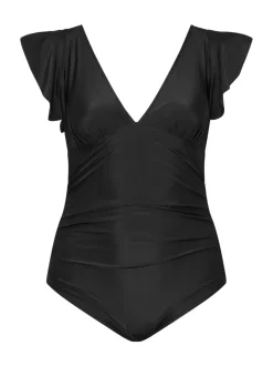Yours Curve badpak met ruchemouwen