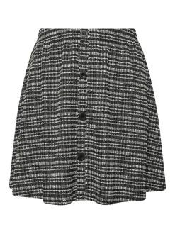 Yours Curve Boucle A Line Button Skirt