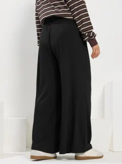 Yours Curve broek met wijde pijpen