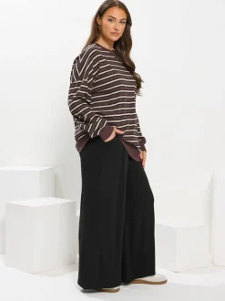 Yours Curve broek met wijde pijpen