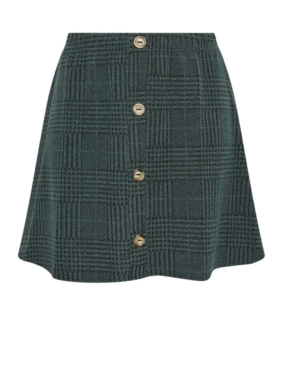 Yours Curve Button Front Skirt