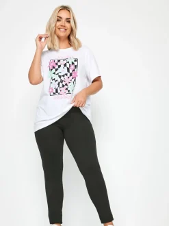 Yours Curve elastische broek van pontestof