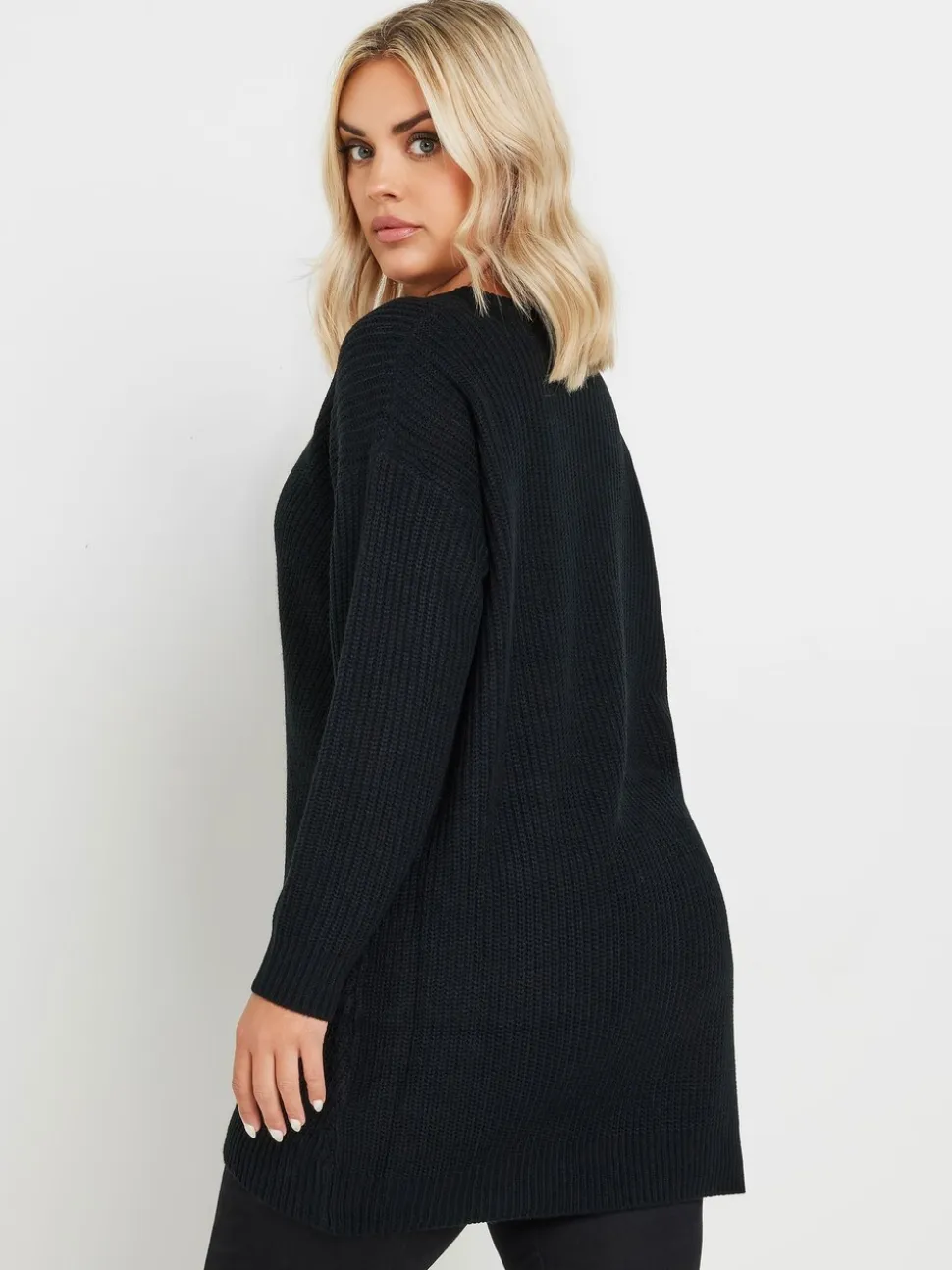 Yours Curve Essential Knitted Jumper