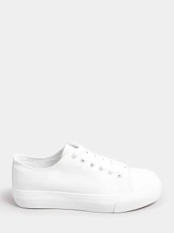 Yours Curve Extra-Wide Fit Canvas Trainers