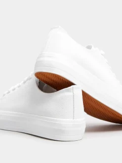 Yours Curve Extra-Wide Fit Canvas Trainers