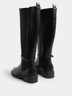 Yours Curve Extra-Wide Fit Elastic Riding Boots