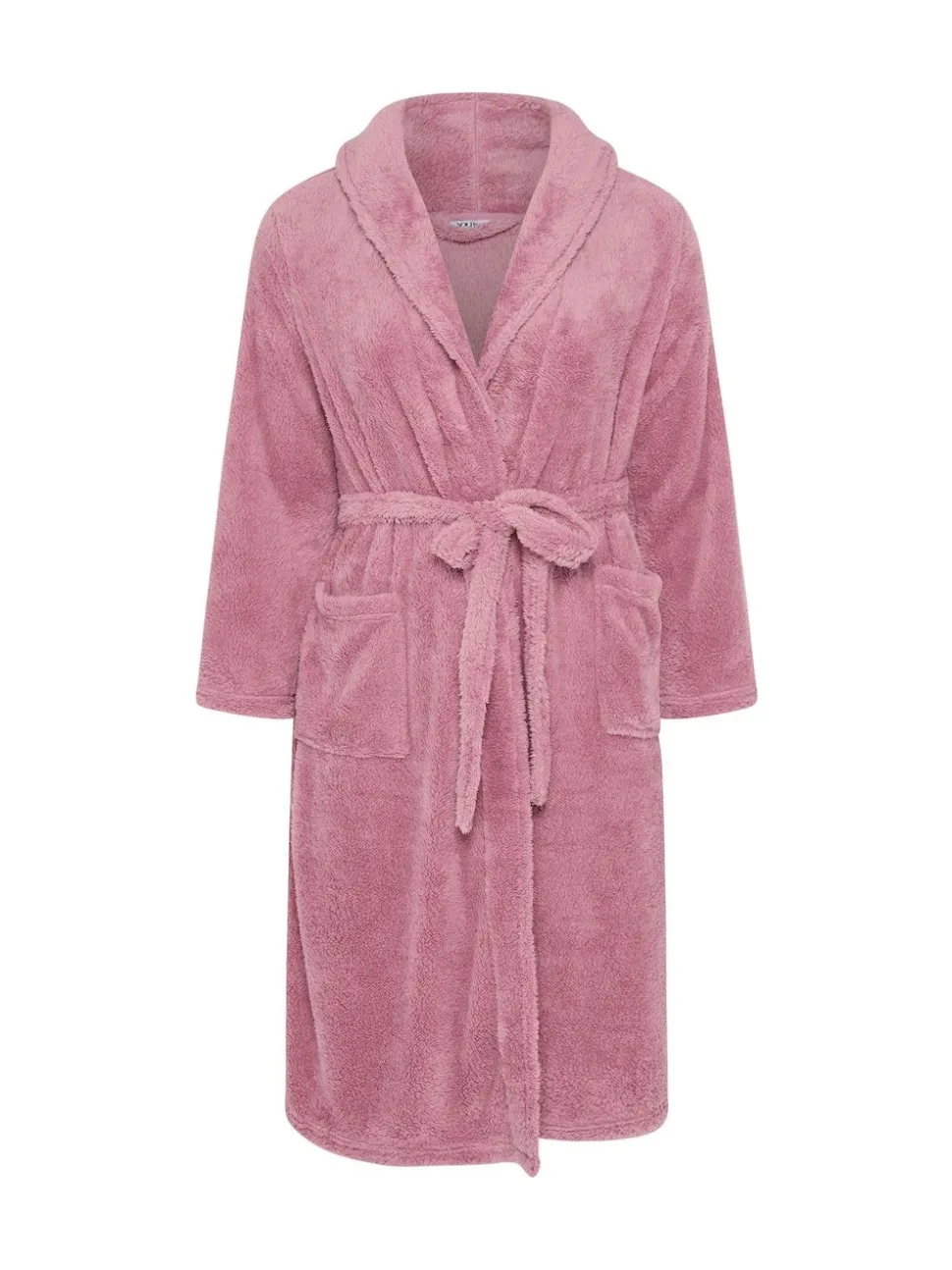 Yours Curve Fluffy Shawl Collar Robe