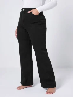 Yours Curve jeans met wijde pijpen