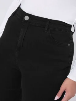 Yours Curve jeans met wijde pijpen
