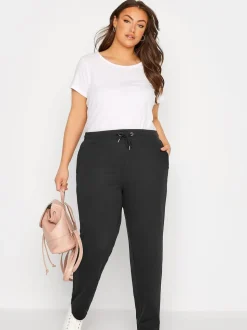 Yours Curve joggingbroek met rechte pijpen