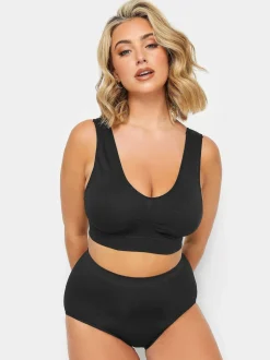 Yours Curve Padded Seamfree Bra 2 Pack