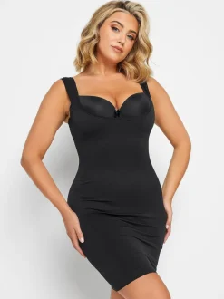 Yours Curve Seamless Tummy Control Underbra Slip Dress