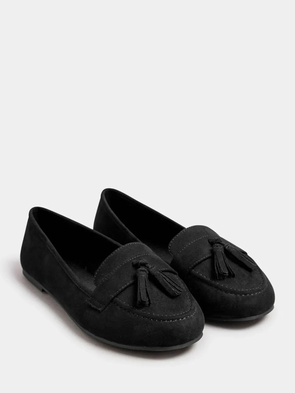 Yours Curve Wide Fit Micro Tassle Loafers