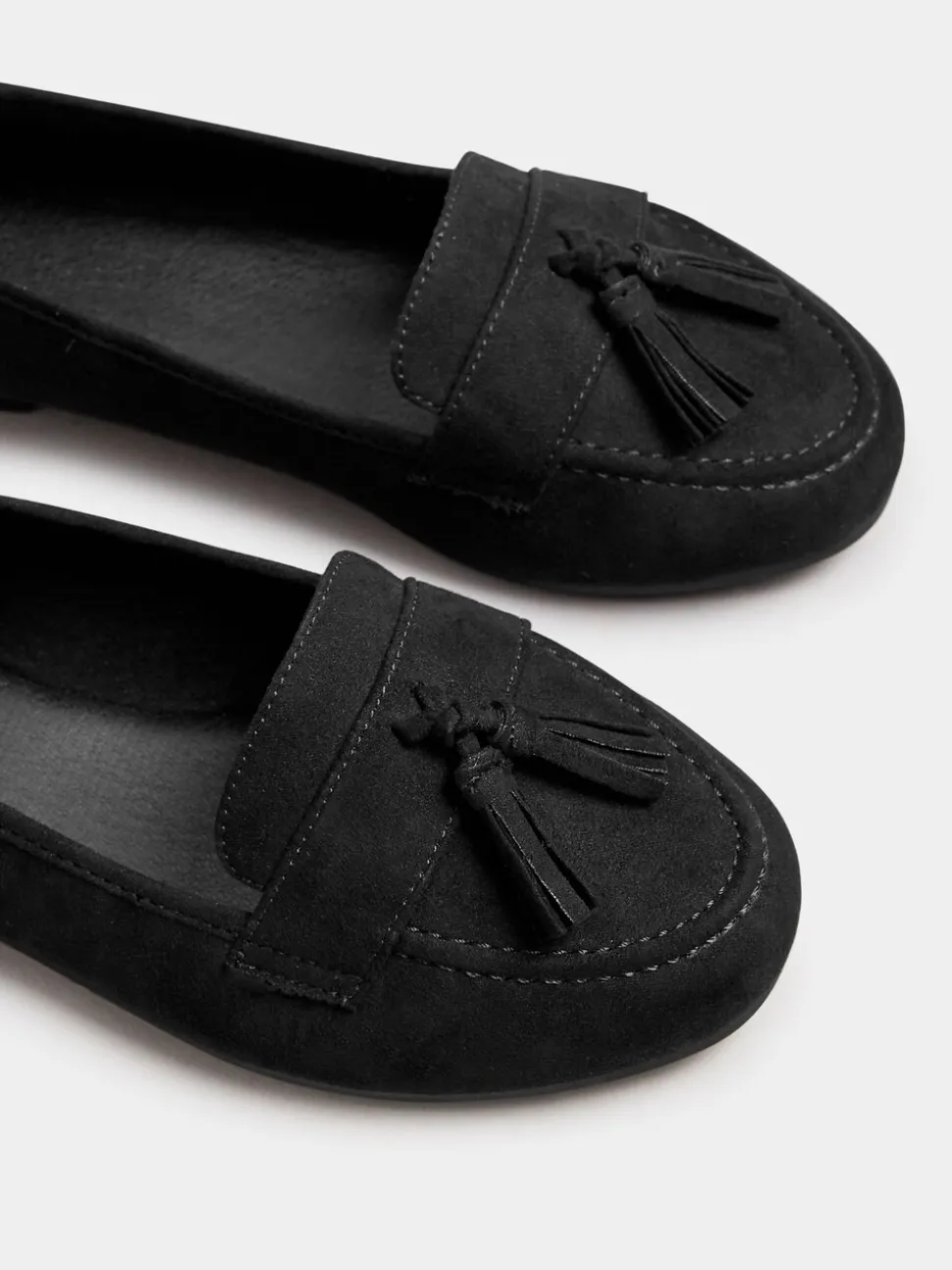 Yours Curve Wide Fit Micro Tassle Loafers