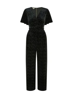 Yumi fluwelen jumpsuit met glitters