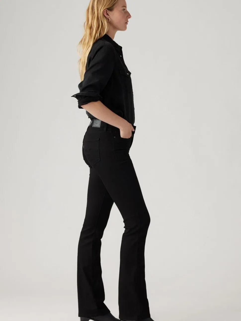 Zacht zwart - Levi's® 315™ - Vormgevende bootcut-jeans