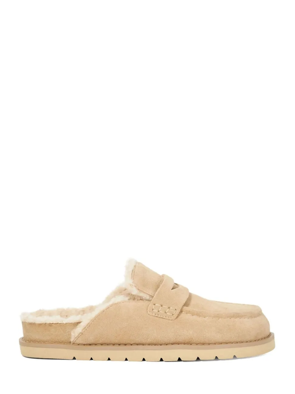 Zand - Dune London Goldy Lined Backless Loafers