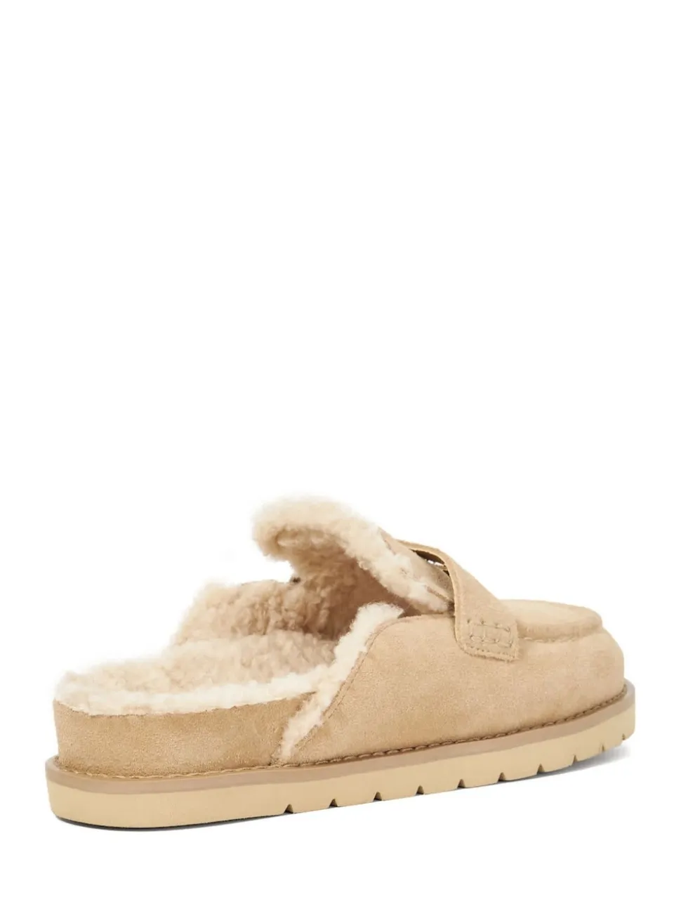 Zand - Dune London Goldy Lined Backless Loafers