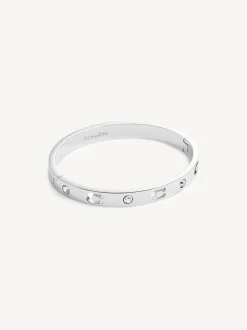 Zilver - COACH Signature armband met steentjes