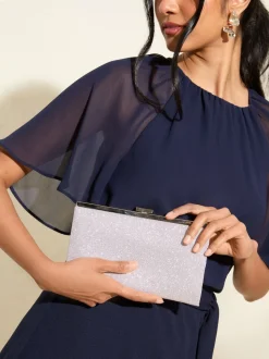 Zilver - Friends Like These Occasion Clutch Bag