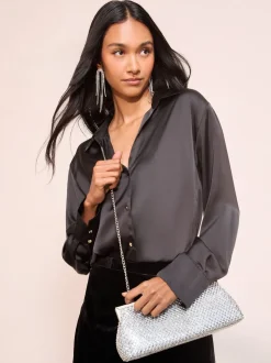 Zilver - Friends Like These Chain Mail Clutch
