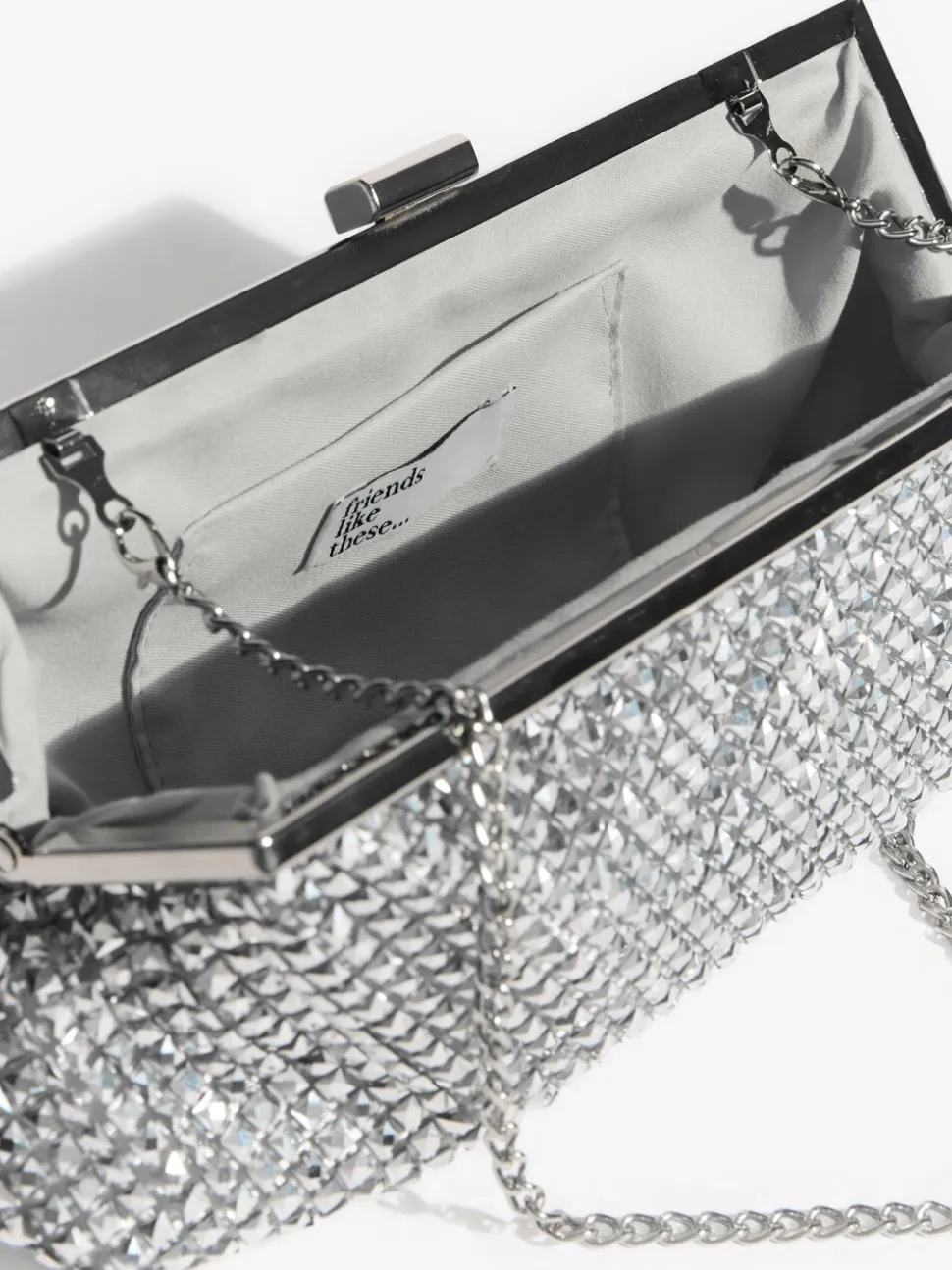 Zilver - Friends Like These Chain Mail Clutch