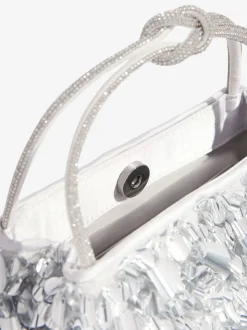Zilver - Friends Like These Sequin Top Handle Bag