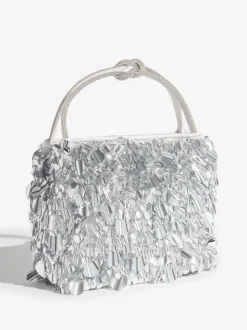 Zilver - Friends Like These Sequin Top Handle Bag