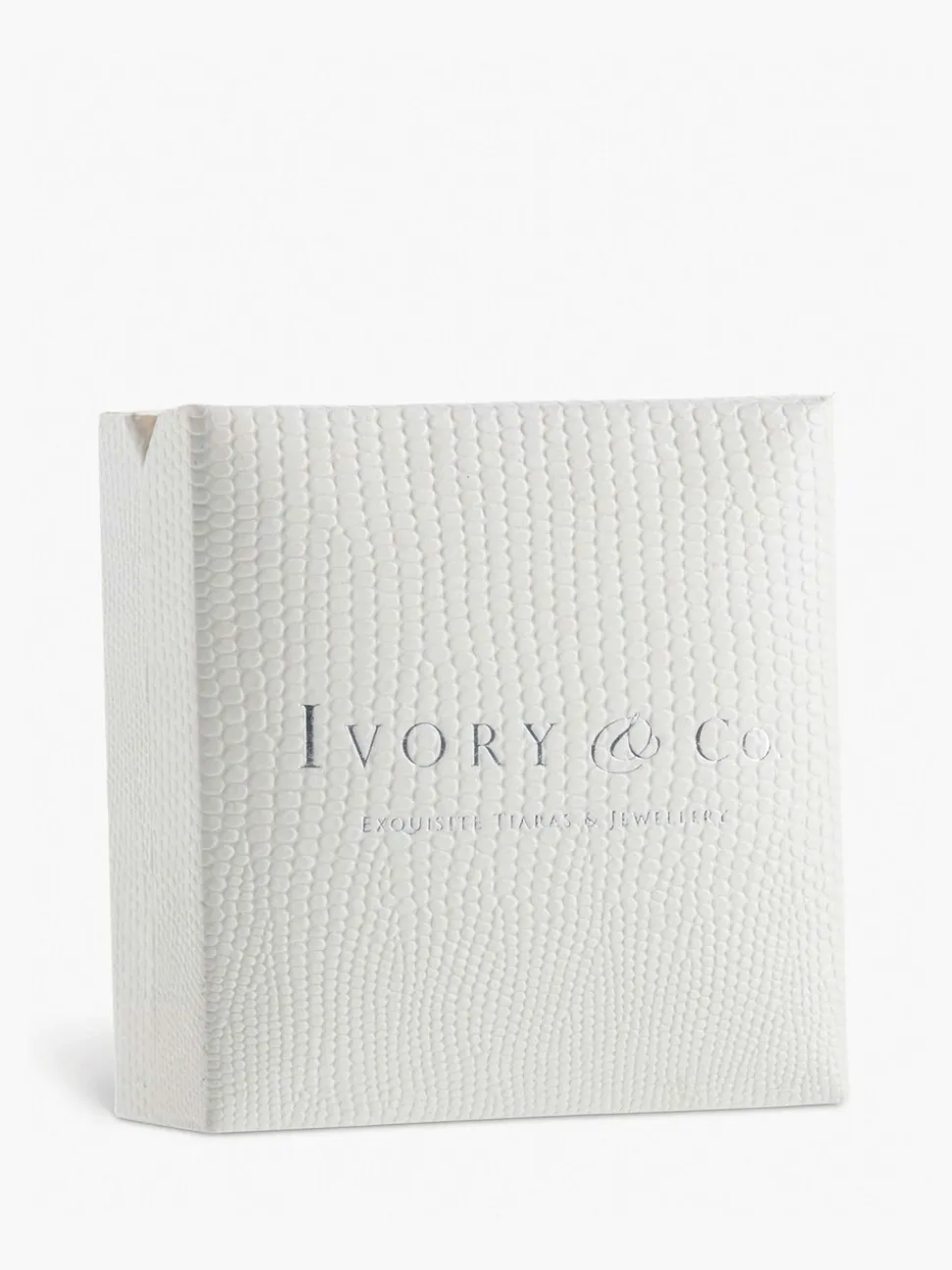 Zilver - Ivory & Co Salford oorbellen met kristal en parel