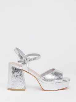 Zilver - Simply Be Back Bow Pointed Toe Heel