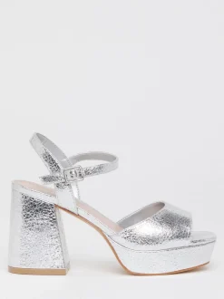 Zilver - Simply Be Back Bow Pointed Toe Heel