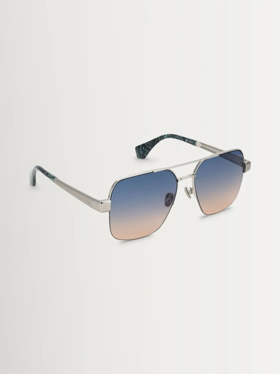 Zilver - Vivienne Westwood Cowboy VW5100 400 Shiny Sunglasses