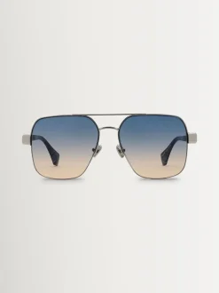 Zilver - Vivienne Westwood Cowboy VW5100 400 Shiny Sunglasses