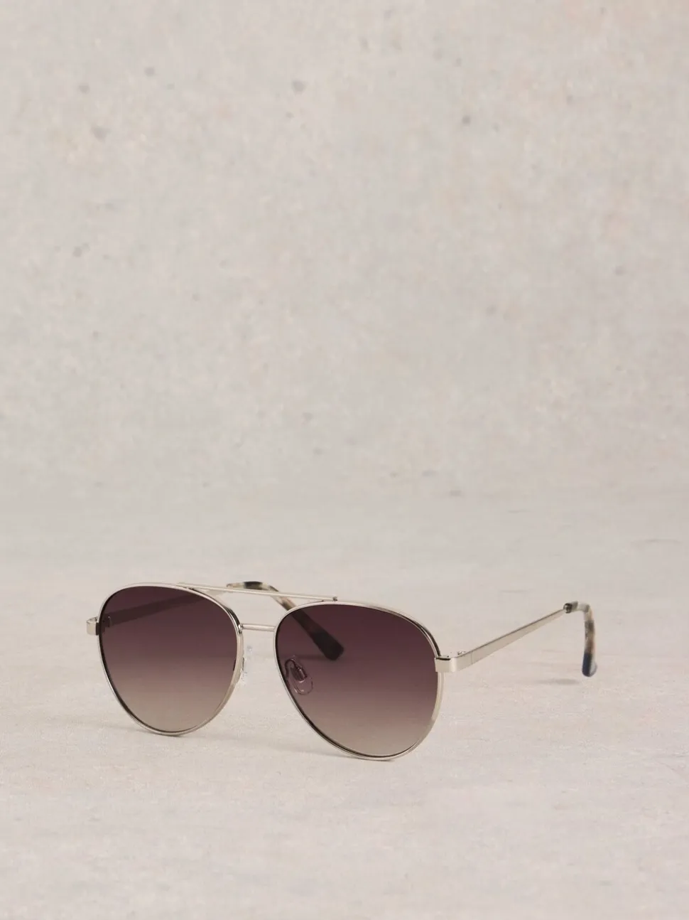 Zilver - White Stuff Aviator Style Glasses