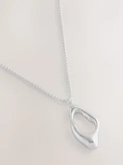 Zilverkleurig - Long Pendant Necklace